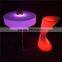 Factory Sale LED Illuminated Round Bar Table with Multi Sizes
