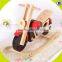 2017 wholesale wooden rocking toys for babies new design cool motorcycle wooden rocking toys for babies W16D110