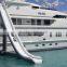 Funny and excitting Inflatable Half-Moon Slide ,Amazing inflatable Yacht Slides cheap on sale
