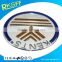 Zinc alloy Plated and painted medal LOGO