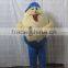 NO.2085 Blue Hat Egg Mascot Costumes