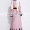 Dubai wholesale clothing OEM islamic clothes burqa fashion burqa designs Pink pearls abaya