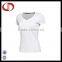 Best Sale Pure Color v Neck Women Runing t Shirts