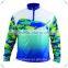 Full Sublimation Printed Mens 1/2 Zipper Long Sleeve Fishing Shirt Tournament Fishing Jersey Dri-Fit Performance T-Shirt