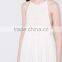 Bulk Wholesale Linen cotton open split elegant beautiful ladies white maxi dress