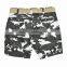 Best Drawsting Belt Black Camouflage Cargo Shorts For Men