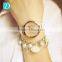Alloy case wrist watch fashion women watch promotional quartz lady wrist watches