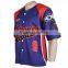 Custom stitching wholesale sublimated baseball jersey tackle twill