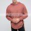 Oversized Longline Fixed Hoodie With Ruched Hem