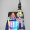 Christmas Decoration 10'' Plastic church house with led