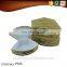 Scallop Shape Retro Weave Bamboo Decorative Pattern Cardboard Suitcase Box With Lock And Handle