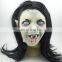 accessories Halloween Latex Horror Sadako Mask with Hair halloween mask