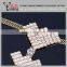 Rhinestone shoes clip,rhinestone metal shoes golden chain buckle