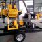 Rotary borehole drilling rig machine hydraulic well drilling rig 150m factory