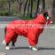 High Quality Pet Raincoat For Dogs Small, Medium And Large Dog Four-Legged Pet Suit Reflective Raincoat For Pets