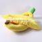 Wholesale Warm Banana Shaped Cute Plush Pet Cat Dog Bed