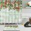 i@home Red 3D digital printing Christmas polyester shower curtain bathroom