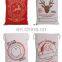 October Newest Christmas Gift Bags Large Canvas Santa Sack Organic Heavy Canvas Drawstring Bag
