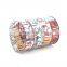 Customized Home storage indoor metal round bins sets printing PVC customized logo kitchen compost storage bin