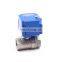 High Grade DC 6V Mini Solenoid Mixing Hot Water Motorize SS Ball Valve