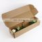 Kraft Folding Mailer Boxes Brown Corrugated Paper Corrugated Board box for flower packing