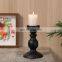 Quality Scented Candle Stand Black Candlestick Table Metal Candle Holder for Home Decoration