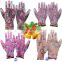 Transparent Nitrile Weeding Gloves For Gardening