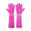 HANDLANDY Breathable Cowhide Leather Garden Gloves for Digging Planting Protective Garden Gloves