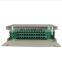 Manufacturer 48 PORT SC LC ST FC 19 fiber optic patch panel FTTH ODF box rack mount odf