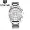 Benyar 5102M Popular Brand Men Quartz Watches Chronograph Day Stainless Steel Case Quality Wrist Man Watch