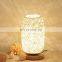 Wood Rattan Twine Ball Table Lights LED Table Lamp for Room Home Art Decor Desk Light