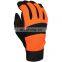 Wear resistant reinforced palm work gloves cut resistant safety mechanical work gloves