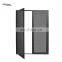 Black aluminum screen doors for home
