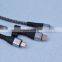Wholesale 3 in 1 USB Data Cable 6A 66W Micro phone cable Micro USB Type C USB Charging Cable for iphone