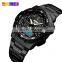 Skmei 1370 men digital watch stainless steel 5ATM waterproof custom logo men wrist sport watches