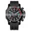 2018 small qty chronograph men hand watch with silicone band