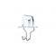 Powerful Vacuum Suction Cup Hooks Holder for Towel Robe and Loofah-Steel Hook for Bathroom and Kitchen Chrome