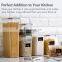 14 PCS Airtight Food Storage Containers Set with Lids for Flour Sugar and Cereal Plastic Dry Food Canisters
