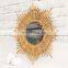 Handmade And Lightweight Natural wicker rattan mirror Home Decoration Decor Bedroom Makeup Mirror WHolesale made in Vietnam