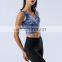 Most Hot selling Tie Dye Yoga Bra Beauty Back Sports Crop Tops Women's Workout Running Tanks