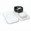 3 in 1 Magnetic Wireless Charger 15w Quick charging Multifunction foldable charger station for phones smart watch earphones