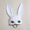 Plush Bunny Princess Masks - Long Ears for Halloween Easter Party Favors
