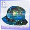 High quality 100% cotton galaxy winter bucket hat