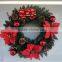 New design promotional PVC artificial christmas wreath/garland for X-mas