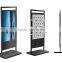 55 INCH usb port update and hanging systemwall mount acrylic lcd advertising player with usb port update and hanging syste