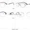 Full Rim Metal China Wholesale New Model Optical Eyeglasses Reading Glasses Frame For Men