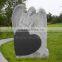 China Black Granite Angel Heart Headstones