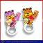 Plastic Cute t Shirt Keychain Bottle Opener