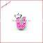 Produce Offer Creative Colored Crown Slider Zinc Alloy Letters Charms