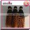 Fashion Sexy Bundles 100% Remy Human ombre light brown weave hair 1B/33